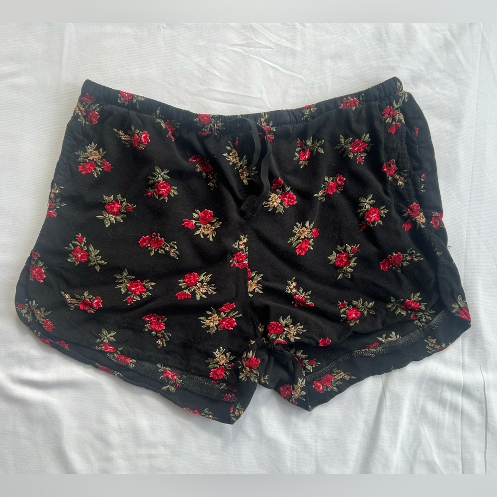 Brandy Melville Flowy Flower Shorts